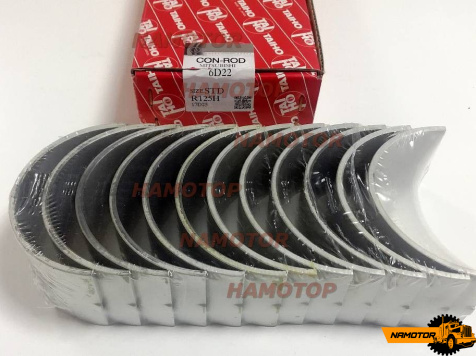Вкладыш шатунный R125H CB-1803GP ME120101, ME121362, ME052488, ME052069 (SIZE STD) 6D20,6D21,6D22,6D23,6D40. D6A. D6AC  (TAIHO)